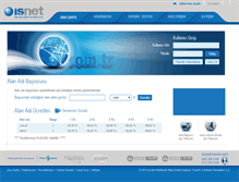 Tablet Screenshot of nic.isnet.net.tr