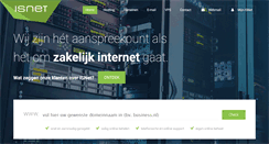 Desktop Screenshot of isnet.nl