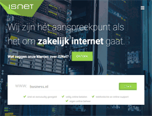 Tablet Screenshot of isnet.nl